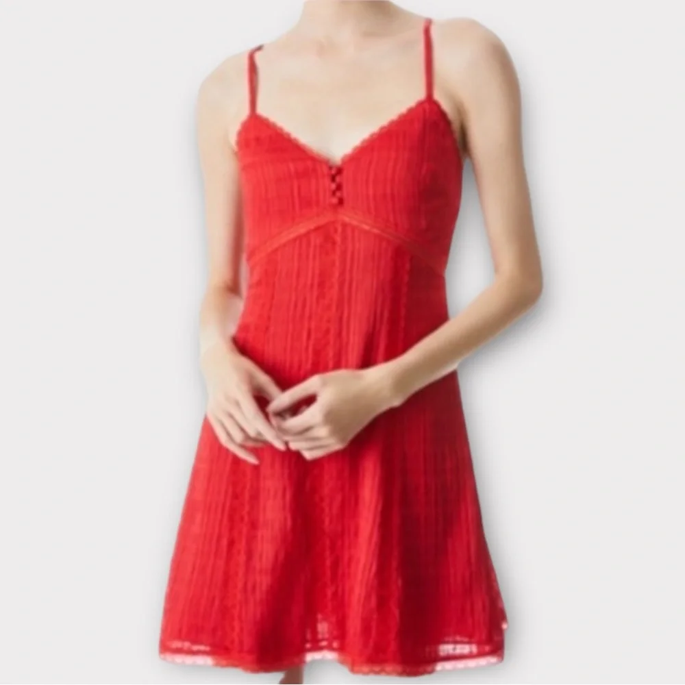 Alice + Olivia Women’s Genevieve Dress Size 6 Poppy Designer Feminine Dainty NWT